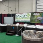 Daniel's Lawn and Garden Showcasing their selection of hot tubs at the 2016 PA Home Show ,Oaks PA